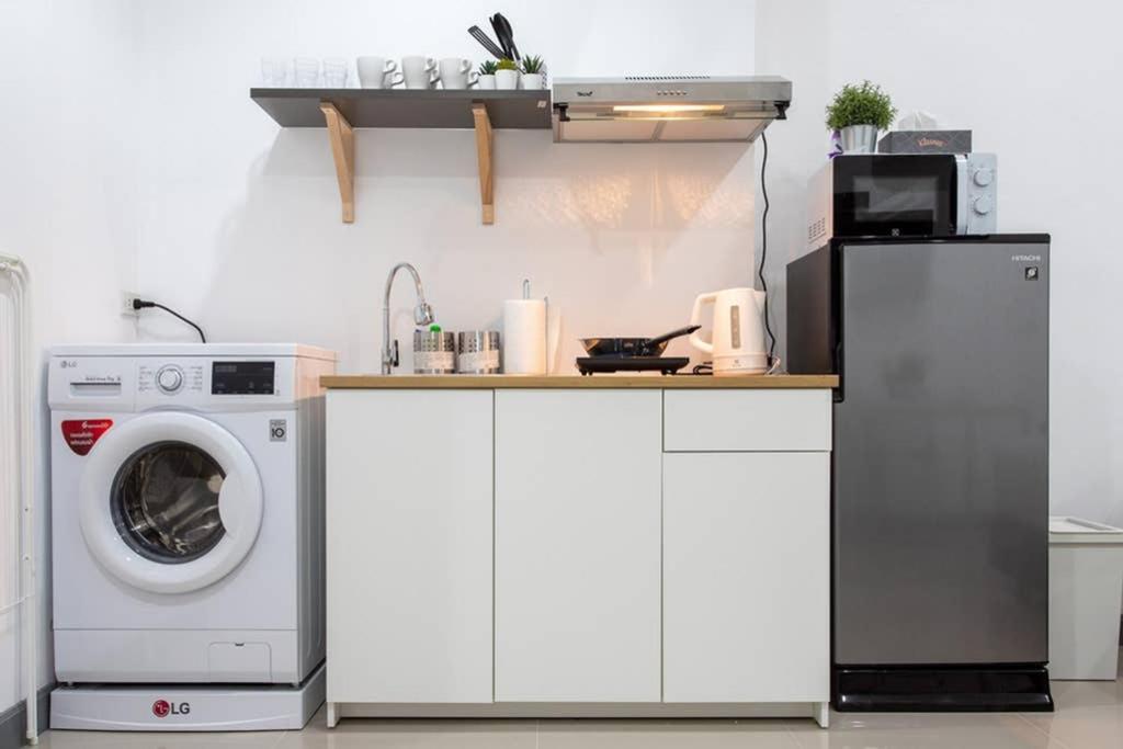 P1 Silom Pan Large Room Full Kitchen Wifi 4-6Pax بانكوك المظهر الخارجي الصورة